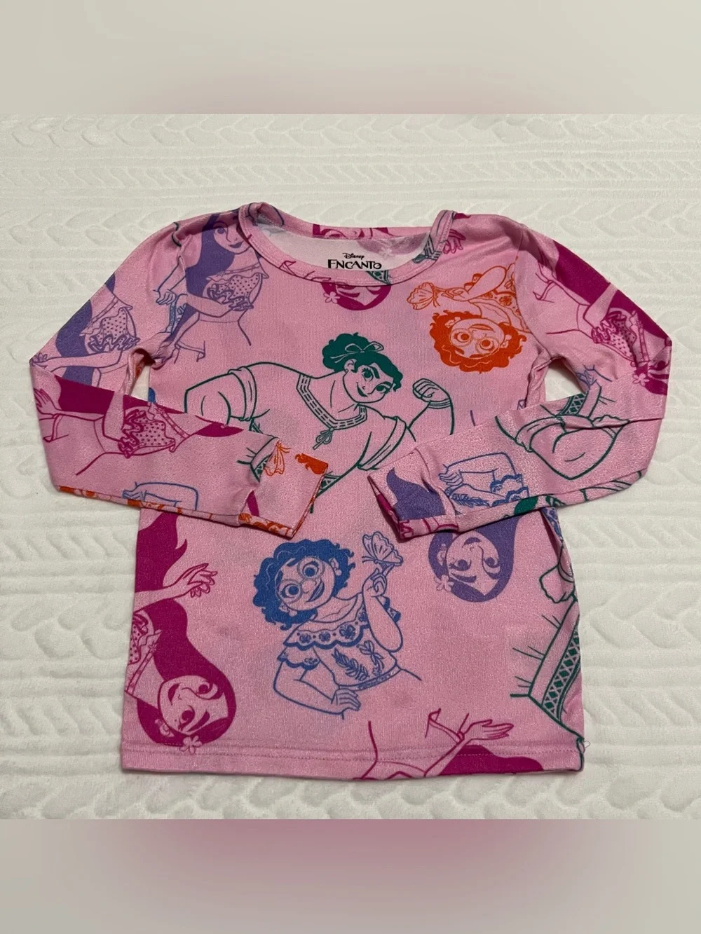 💗 Disney - Encantó Pink Girls' Character Long-Sleeve Pajama Set‎